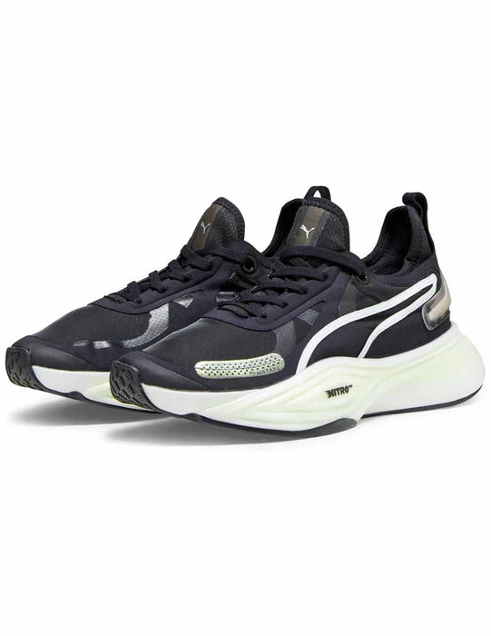 Tenis PUMA PWR Nitro Squared Wn´s Mujer Negro Running