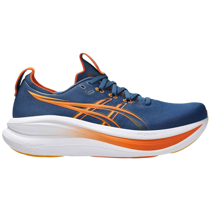 Tenis ASICS Nimbus 28 Hombre Azul Running
