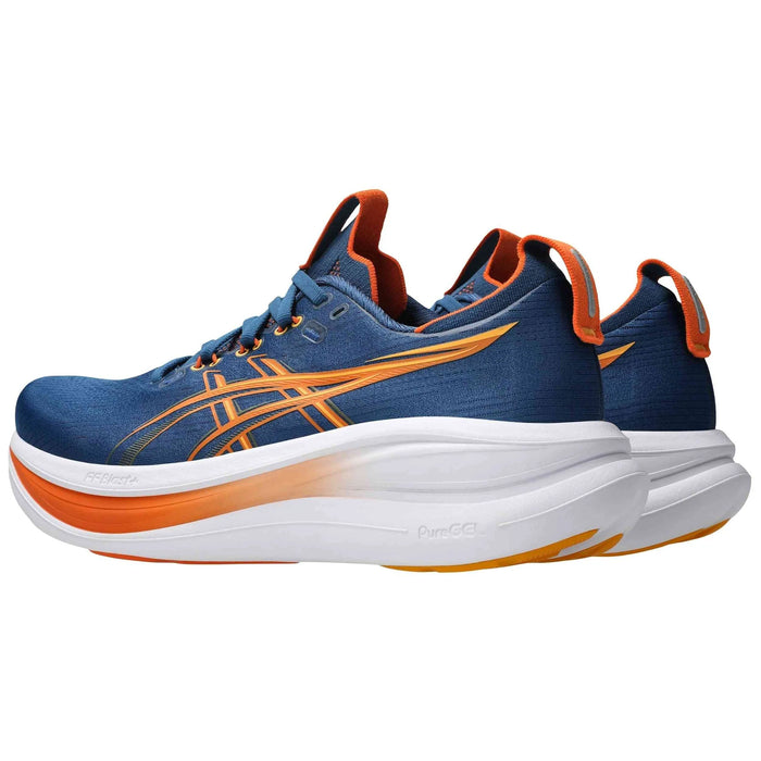 Tenis ASICS Nimbus 28 Hombre Azul Running