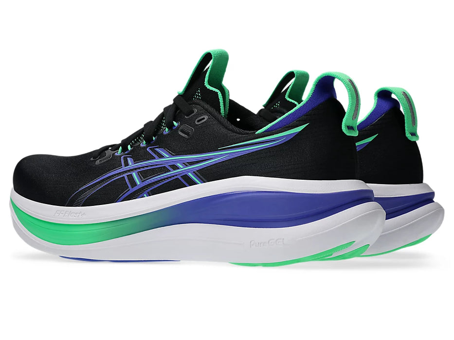 Tenis ASICS Nimbus 28 Hombre Negro Running