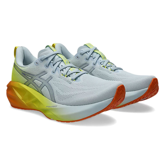Tenis Asics Novablast 5 Sunny Sizzle Hombre Sky / Lemon Spark