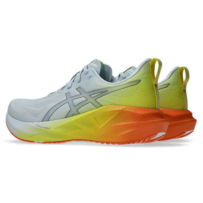 Tenis Asics Novablast 5 Sunny Sizzle Hombre Sky / Lemon Spark