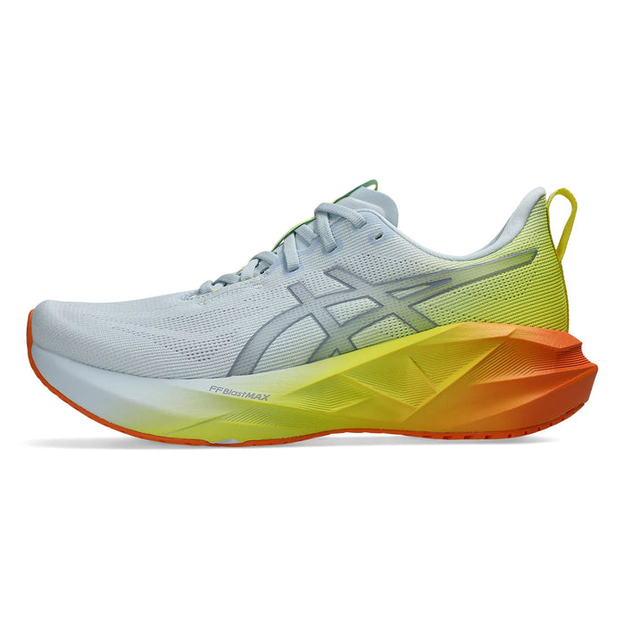 Tenis Asics Novablast 5 Sunny Sizzle Hombre Sky / Lemon Spark