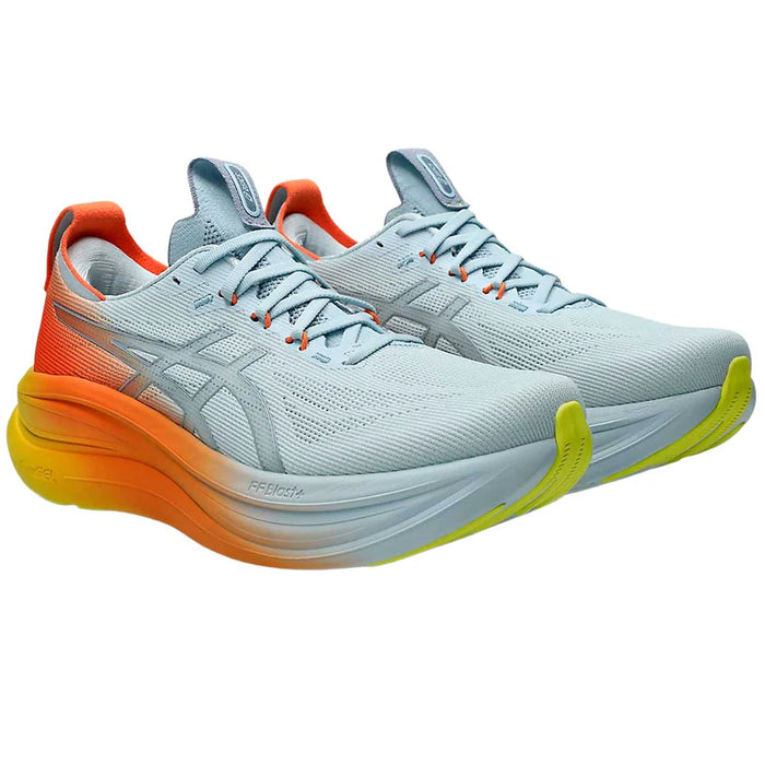 Tenis ASICS Nimbus 28 Sunny Sizzle Hombre Naranja Running