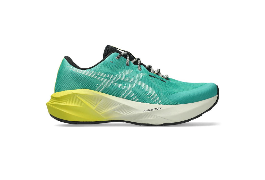 Tenis ASICS Novablast 5 TR Nature Bathing  Hombre Verde Running