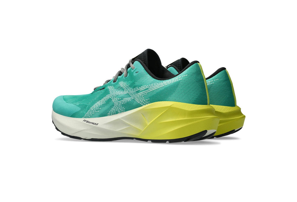 Tenis ASICS Novablast 5 TR Nature Bathing  Hombre Verde Running