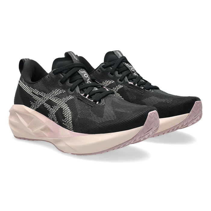Tenis Asics Novablast 5 Mujer Black / Pearl Pink