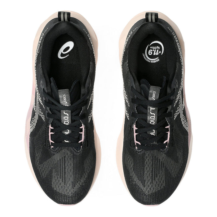 Tenis Asics Novablast 5 Mujer Black / Pearl Pink