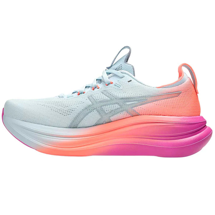 Tenis ASICS Nimbus 28 Sunny Sizzle Mujer Rosa Running
