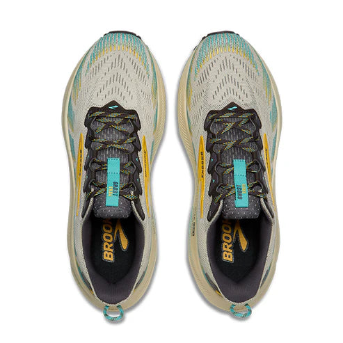 Tenis BROOKS Ghost 17 Hombre Beige Trail Running