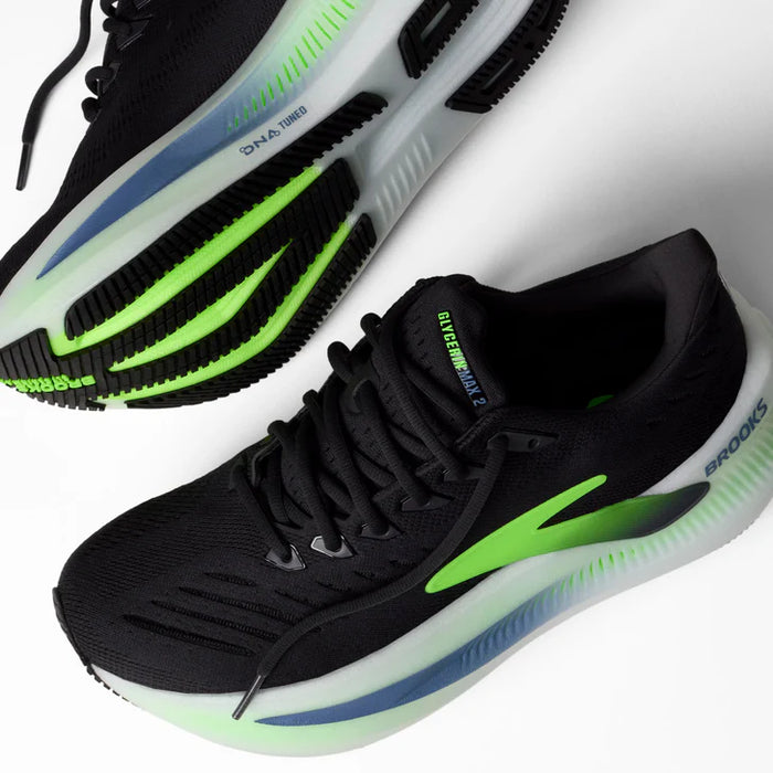 Tenis BROOKS Glycerin Max 2 Hombre Negro Running