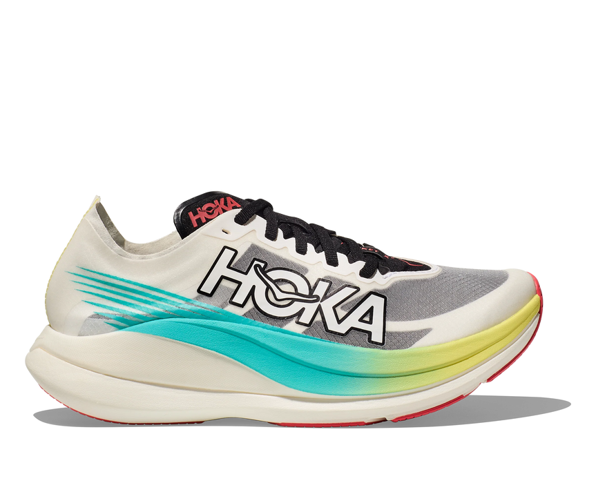 Tenis HOKA Rocket X 2 Unisex Blanco Running