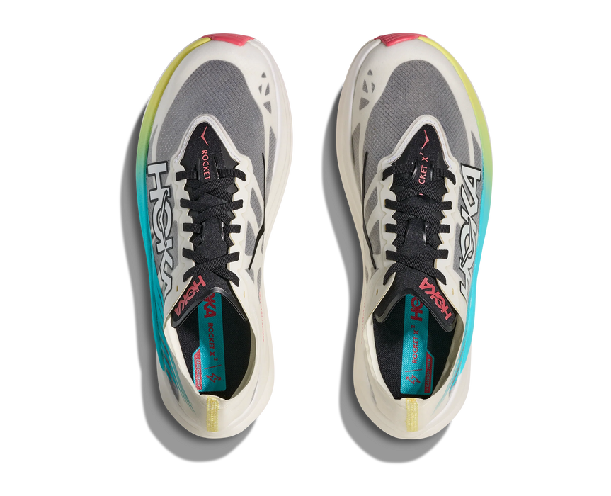 Tenis HOKA Rocket X 2 Unisex Blanco Running
