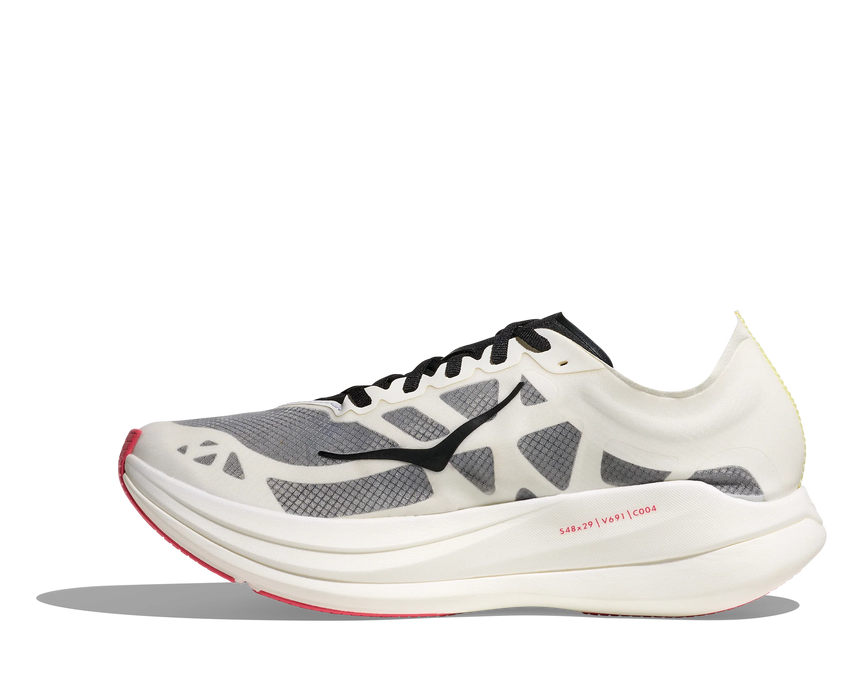 Tenis HOKA Rocket X 2 Unisex Blanco Running
