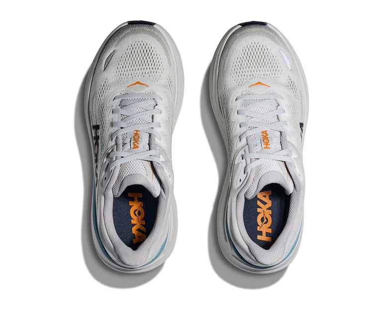 Tenis HOKA Bondi 9 Hombre Gris Running