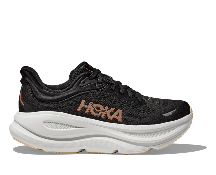 Tenis HOKA Bondi 9 Mujer Negro Running