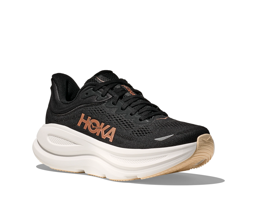 Tenis HOKA Bondi 9 Mujer Negro Running