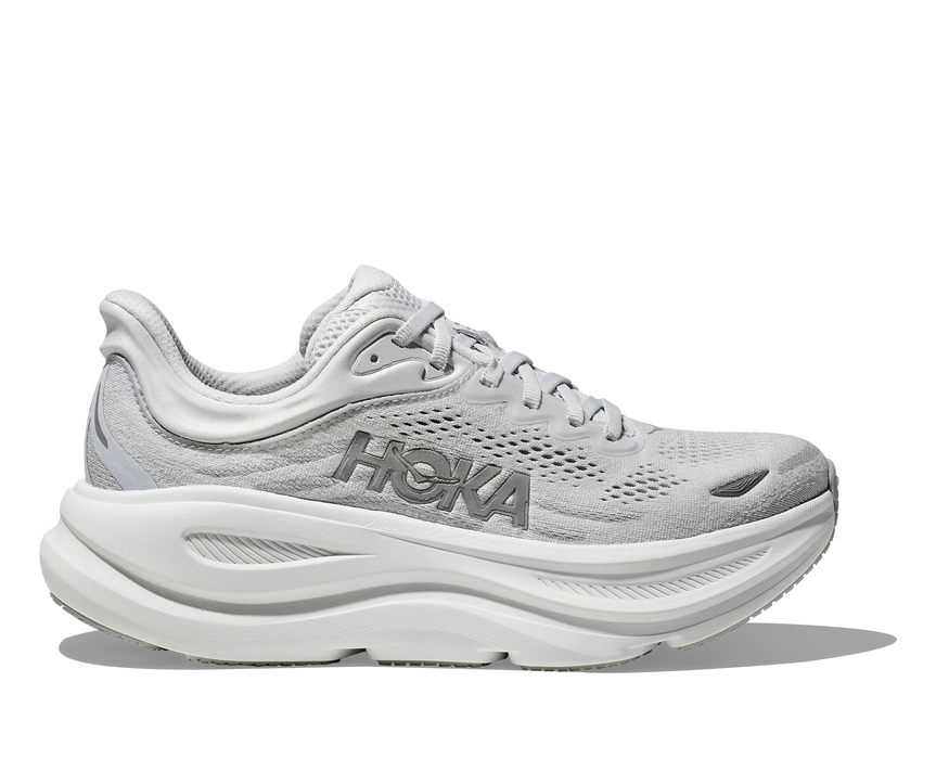 Tenis HOKA Bondi 9 Mujer Gris Running