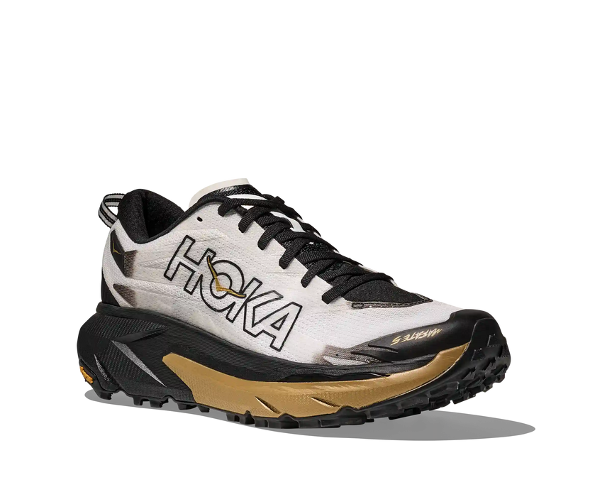 Tenis HOKA Mafate 5 Koshi Tan Tan Hombre Negro Runinng