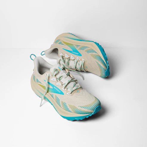 Tenis BROOKS Ghost 17 Mujer Beige Trail Running