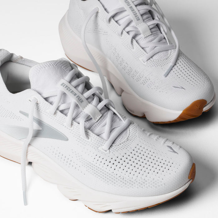 Tenis Brooks Glycerin Flex Mujer Blanco Running