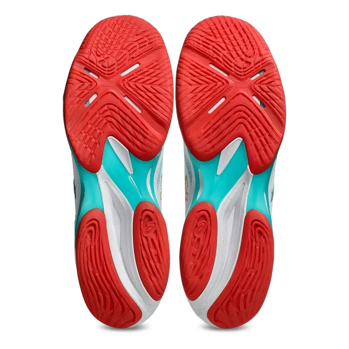 Tenis ASICS Netburner Ballistic FF 4 Mujer Blanco Voleibol