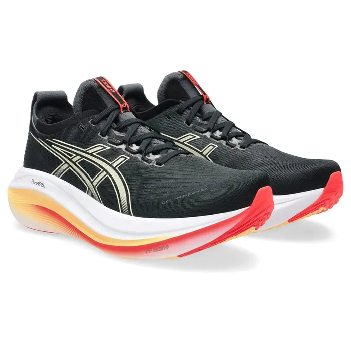Tenis ASICS Nimbus 27 Hombre Negro Running
