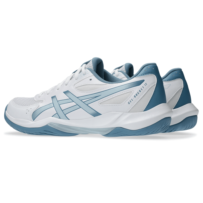 Tenis ASICS Rocket 12 Hombre Blanco Voleibol