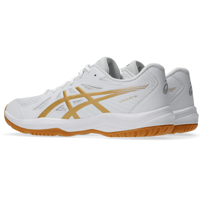 Tenis ASICS Upcourt 6 Hombre Blanco Voleibol