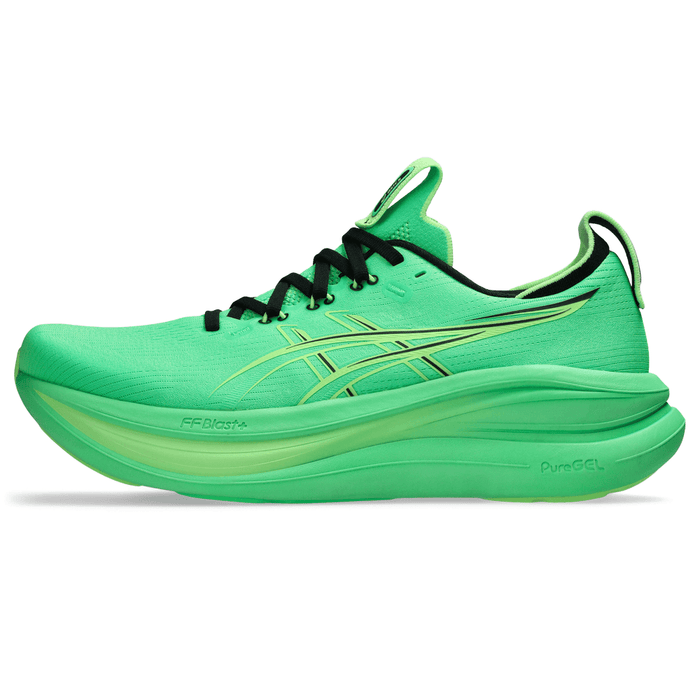 Tenis ASICS Nimbus 28 Hombre Verde Running