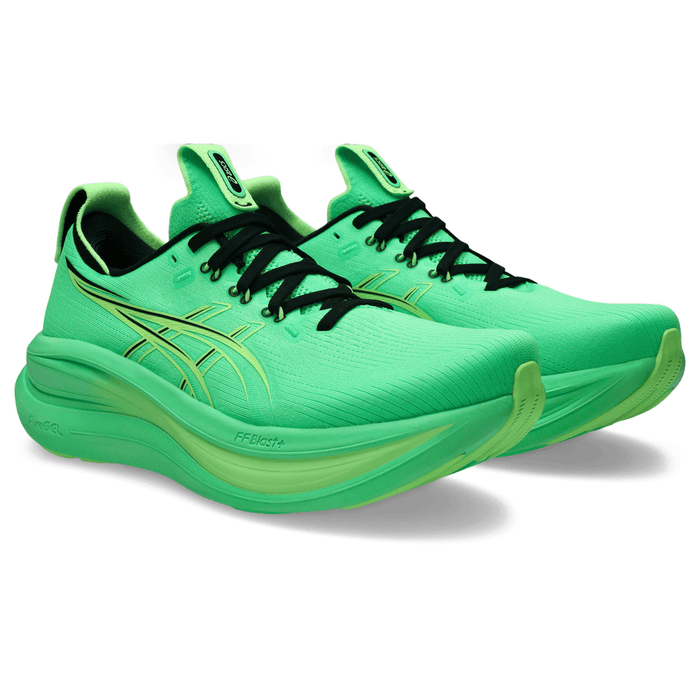 Tenis ASICS Nimbus 28 Hombre Verde Running