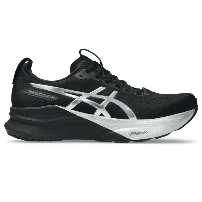 Tenis ASICS Kayano 32 Platinum Hombre Negro Running