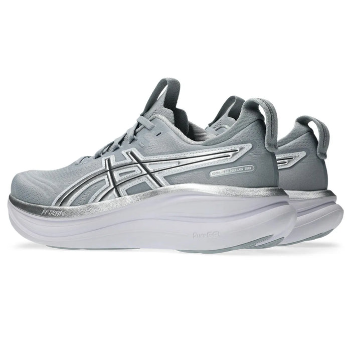 Tenis ASICS Nimbus 28 ATC Hombre Gris Running