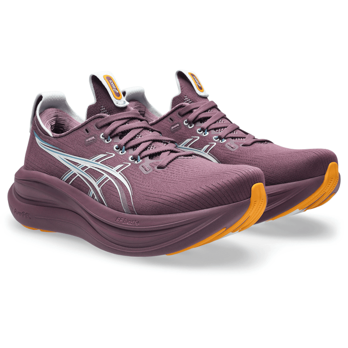Tenis ASICS Nimbus 28 Mujer Vino Running