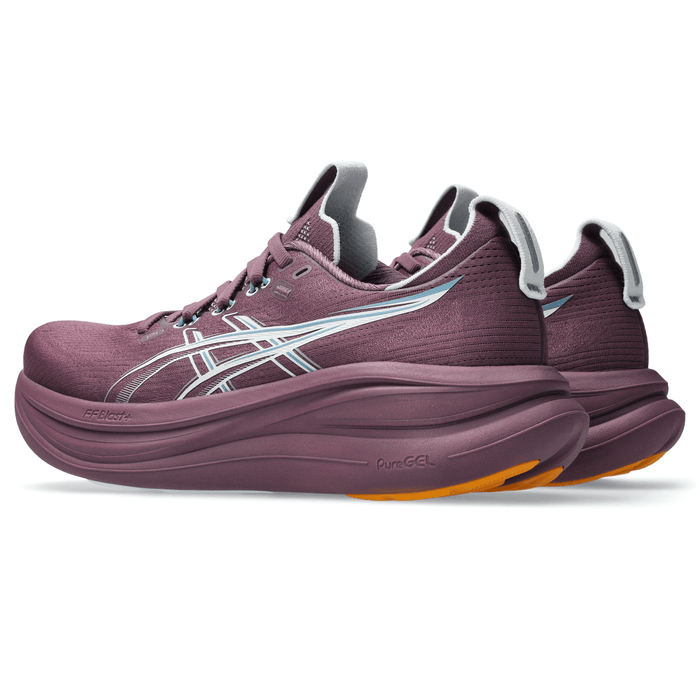 Tenis ASICS Nimbus 28 Mujer Vino Running