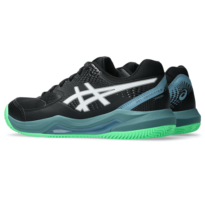 Tenis ASICS Gel Dedicate 8 Hombre Negro Padel