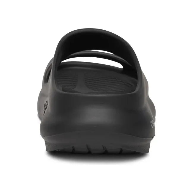 Sandalias OOFOS Ooyea Unisex Negro Recuperación