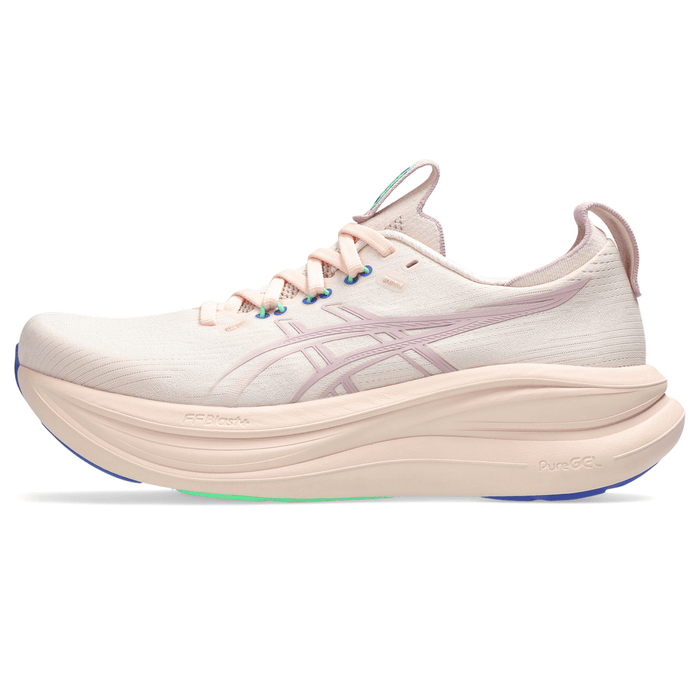 Tenis ASICS Nimbus 28 Mujer Rosa Running