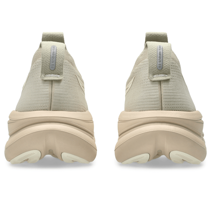Tenis ASICS Nimbus 28 Hombre Beige Running