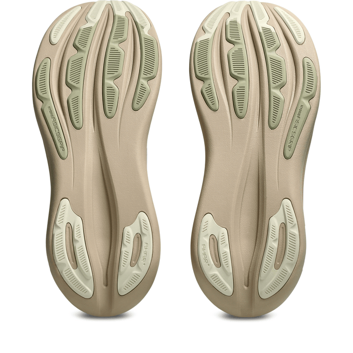Tenis ASICS Nimbus 28 Hombre Beige Running