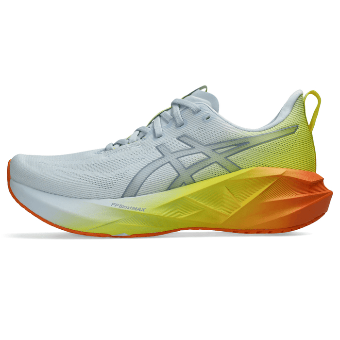 Tenis ASICS Novablast 5 Sunny Sizzle Hombre Azul Running