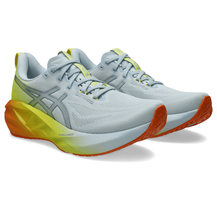 Tenis ASICS Novablast 5 Sunny Sizzle Hombre Azul Running
