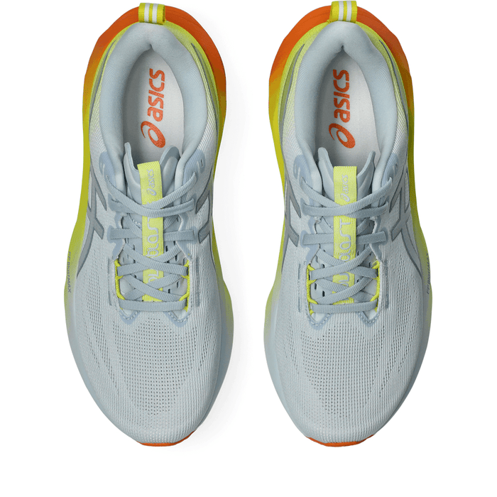 Tenis ASICS Novablast 5 Sunny Sizzle Hombre Azul Running