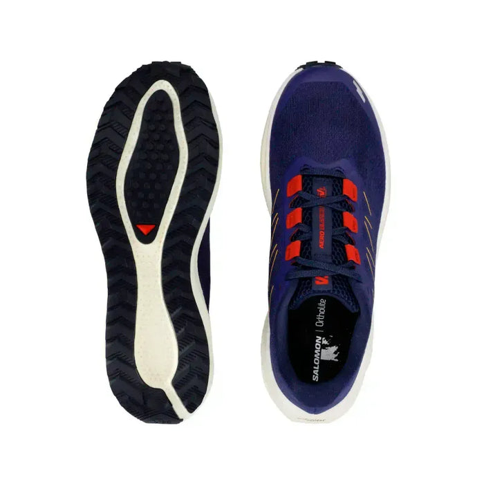 Tenis SALOMON Aero Blaze 3 GRVL Morado Azul Trail Running