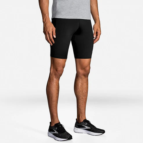 Short BROOKS Source 9 Short Tight Hombre Negro Running