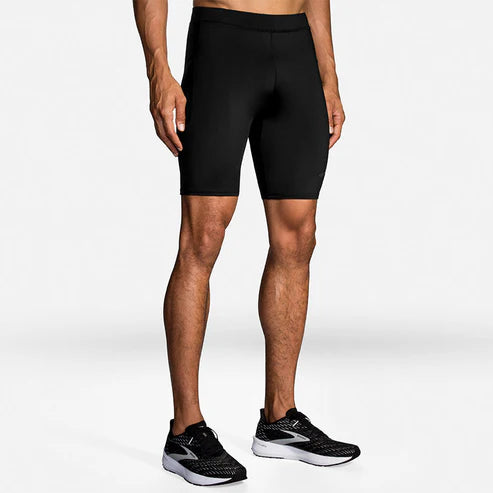 Short BROOKS Source 9 Short Tight Hombre Negro Running