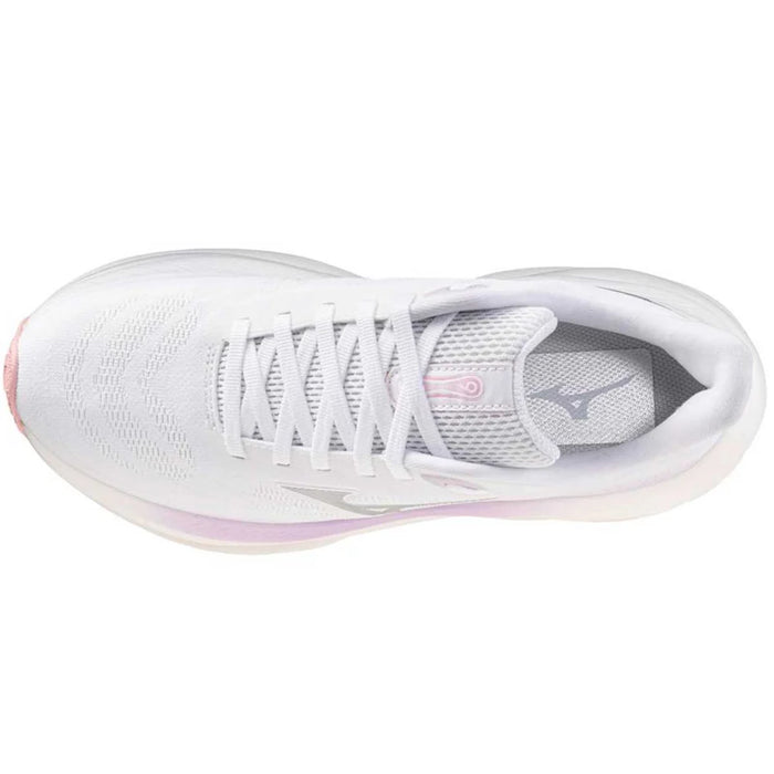 Tenis MIZUNO Wave Sky 9  Mujer Blanco Running