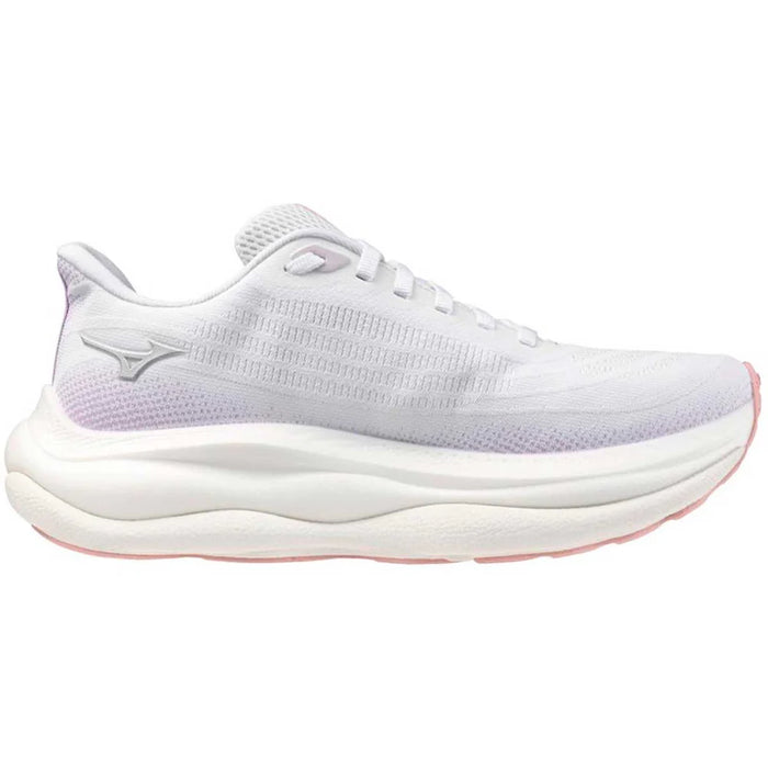 Tenis MIZUNO Wave Sky 9  Mujer Blanco Running