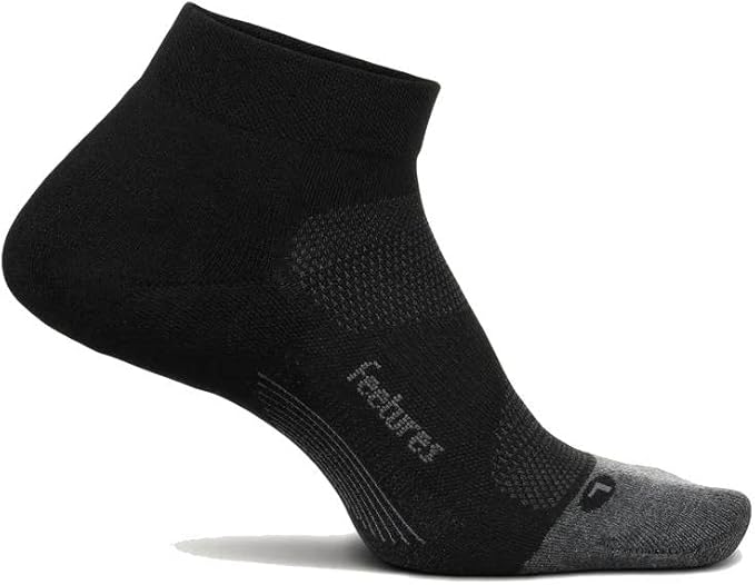 Calcetas FEETURES Elite Max Cushion Low Cut Unisex Negro Running