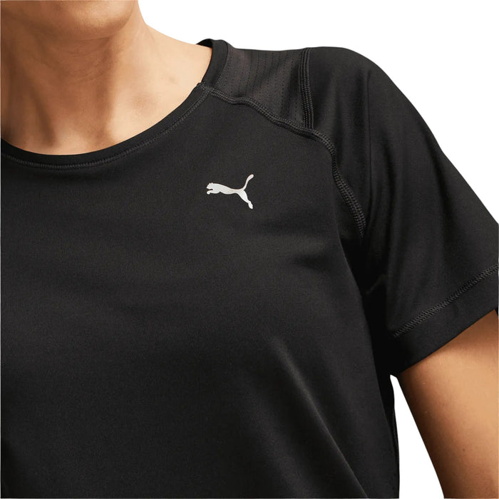 Playera PUMA Run Cloudspun Mujer Negro Running